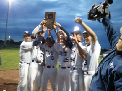 Bay Port Pirates celebrate return to the WIAA State Baseball Tournament on June 6, 2013. (photo by Mark Daniels). Bay Port Pirates celebrate return to the WIAA State Baseball Tournament on June 6, 2013. (photo by Mark Daniels).