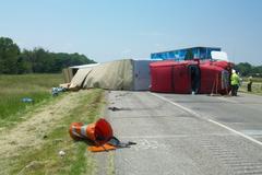 I-70 Accident pic 1 supplied by Indiana State Police I-70 Accident pic 1 supplied by Indiana State Police