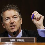 U.S. Senator Rand Paul (R-KY) speaks during a Senate homeland security and governmental affairs investigations subcommittee hearing on offsh U.S. Senator Rand Paul (R-KY) speaks during a Senate homeland security and governmental affairs investigations subcommittee hearing on offsh