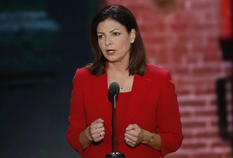 U.S. Senator Kelly Ayotte (R-NH) addresses the second session of the Republican National Convention in Tampa, Florida August 28, 2012. REUTE U.S. Senator Kelly Ayotte (R-NH) addresses the second session of the Republican National Convention in Tampa, Florida August 28, 2012. REUTE