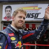 Red Bull Formula One driver Sebastian Vettel of Germany waves during the first practice session of the Canadian F1 Grand Prix at the Circuit Red Bull Formula One driver Sebastian Vettel of Germany waves during the first practice session of the Canadian F1 Grand Prix at the Circuit