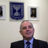 Israel's former Finance Minister Yuval Steinitz holds an interview with Reuters in Jerusalem January 2, 2013. REUTERS/Ronen Zvulun