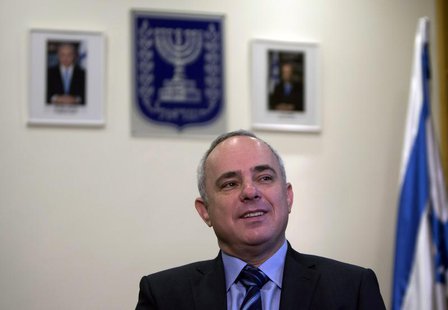 Israel's former Finance Minister Yuval Steinitz holds an interview with Reuters in Jerusalem January 2, 2013. REUTERS/Ronen Zvulun Israel's former Finance Minister Yuval Steinitz holds an interview with Reuters in Jerusalem January 2, 2013. REUTERS/Ronen Zvulun