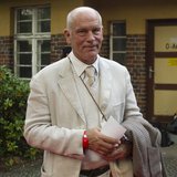 U.S. actor John Malkovich arrives for the premiere of the opera Carmen, directed by Volker Schloendorff, at the Seefestpiele (Lake Festival)