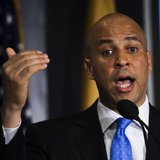 Newark Mayor Cory Booker announces his plans to run for the U.S. Senate seat during a news conference in Newark, June 8, 2013. REUTERS/Eduar Newark Mayor Cory Booker announces his plans to run for the U.S. Senate seat during a news conference in Newark, June 8, 2013. REUTERS/Eduar