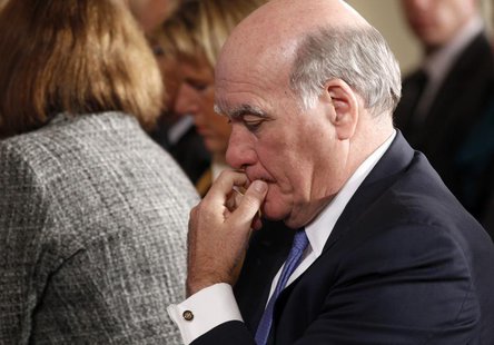 Outgoing White House Chief of Staff Bill Daley awaits remarks from U.S. President Barack Obama on government reform at the White House in Wa Outgoing White House Chief of Staff Bill Daley awaits remarks from U.S. President Barack Obama on government reform at the White House in Wa