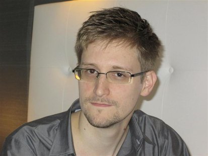 U.S. National Security Agency whistleblower Edward Snowden, an analyst with a U.S. defence contractor, is pictured during an interview with U.S. National Security Agency whistleblower Edward Snowden, an analyst with a U.S. defence contractor, is pictured during an interview with