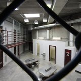 The interior of an unoccupied communal cellblock is seen at Camp VI, a prison used to house detainees at the U.S. Naval Base at Guantanamo B The interior of an unoccupied communal cellblock is seen at Camp VI, a prison used to house detainees at the U.S. Naval Base at Guantanamo B