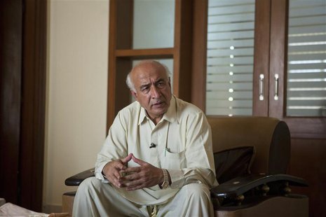 Abdul Malik, new chief minister of Baluchistan, gestures during an interview with Reuters in Islamabad June 6, 2013. REUTERS/Mian Khursheed Abdul Malik, new chief minister of Baluchistan, gestures during an interview with Reuters in Islamabad June 6, 2013. REUTERS/Mian Khursheed