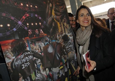 France's Culture Minister Aurelie Filippetti visits the Babel Med World Music forum in Marseille March 22, 2013. REUTERS/Jean-Paul Pelissier France's Culture Minister Aurelie Filippetti visits the Babel Med World Music forum in Marseille March 22, 2013. REUTERS/Jean-Paul Pelissier