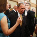 New York City Mayor Michael Bloomberg exits after a speech to the Real Estate Board of New York in New York, May 30, 2013. REUTERS/Brendan M New York City Mayor Michael Bloomberg exits after a speech to the Real Estate Board of New York in New York, May 30, 2013. REUTERS/Brendan M