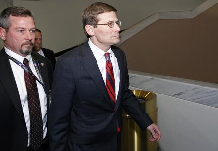 Michael Morell leaves the closed Senate Intelligence Committee meeting on Capitol Hill in Washington November 15, 2012. REUTERS/Jose Luis Ma Michael Morell leaves the closed Senate Intelligence Committee meeting on Capitol Hill in Washington November 15, 2012. REUTERS/Jose Luis Ma