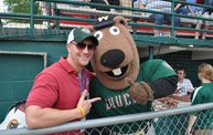 Belky with 1st pitch at Woodchucks game 6 11 13: Cover Image