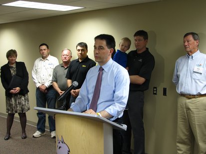Gov. Scott Walker at NTC Wausau Gov. Scott Walker at NTC Wausau