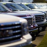 GMC sport-utility vehicles are pictured at a dealership in Pasadena, California April 3, 2013. REUTERS/Mario Anzuoni GMC sport-utility vehicles are pictured at a dealership in Pasadena, California April 3, 2013. REUTERS/Mario Anzuoni