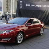 The Lincoln MKZ mid-size sedan is seen during a news conference in New York December 3, 2012. REUTERS/Shannon Stapleton