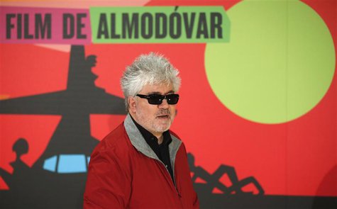 Spanish director Pedro Almodovar poses at the photocall of his latest film "Los amantes pasajeros" (I'm so excited) in Madrid March 6, 2013. Spanish director Pedro Almodovar poses at the photocall of his latest film "Los amantes pasajeros" (I'm so excited) in Madrid March 6, 2013.