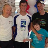 Jerry Johncock with family members