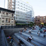 Pedestrians sit in a viewing area on the High Line park in New York, June 12, 2013. REUTERS/Lucas Jackson Pedestrians sit in a viewing area on the High Line park in New York, June 12, 2013. REUTERS/Lucas Jackson