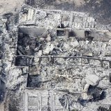An aerial view of a destroyed house in the aftermath of the Black Forest Fire in Black Forest, Colorado June 13, 2013. REUTERS/Rick Wilking An aerial view of a destroyed house in the aftermath of the Black Forest Fire in Black Forest, Colorado June 13, 2013. REUTERS/Rick Wilking