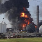 A large fire burns at the Williams Olefins chemical plant in Geismar, Louisiana in this picture taken June 13, 2013. REUTERS/Picture courtes A large fire burns at the Williams Olefins chemical plant in Geismar, Louisiana in this picture taken June 13, 2013. REUTERS/Picture courtes