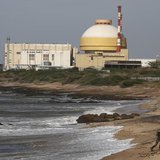A policeman walks on a beach near Kudankulam nuclear power project in the southern Indian state of Tamil Nadu September 13, 2012. REUTERS/Ad A policeman walks on a beach near Kudankulam nuclear power project in the southern Indian state of Tamil Nadu September 13, 2012. REUTERS/Ad