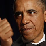 U.S. President Barack Obama gestures at the White House Correspondents Association Dinner in Washington April 27, 2013. REUTERS/Kevin Lamarq U.S. President Barack Obama gestures at the White House Correspondents Association Dinner in Washington April 27, 2013. REUTERS/Kevin Lamarq