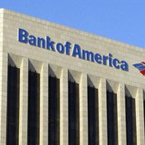 The logo of the Bank of America is pictured atop the Bank of America building in downtown Los Angeles November 17, 2011. REUTERS/Fred Prouse