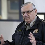 Maricopa County Sheriff Joe Arpaio addresses the media about a simulated school shooting in Fountain Hills, Arizona, February 9, 2013. REUTE Maricopa County Sheriff Joe Arpaio addresses the media about a simulated school shooting in Fountain Hills, Arizona, February 9, 2013. REUTE