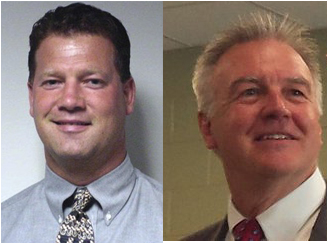 Roger Rathburn, Supt. of Three Rivers Schools & Mark Bielang, Supt. of Paw Paw schools Roger Rathburn, Supt. of Three Rivers Schools & Mark Bielang, Supt. of Paw Paw schools
