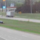 View of the scene of fatal crash on Highway 10 in Waupaca. (courtesy of FOX 11).