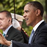 U.S. President Barack Obama (R) and Turkish Prime Minister Recep Tayyip Erdogan hold a joint news conference in the White House Rose Garden U.S. President Barack Obama (R) and Turkish Prime Minister Recep Tayyip Erdogan hold a joint news conference in the White House Rose Garden
