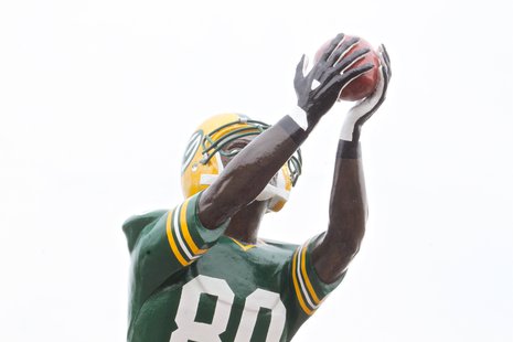 The new Donald Driver statue was also unveiled (WTAQ News Photo) The new Donald Driver statue was also unveiled (WTAQ News Photo)