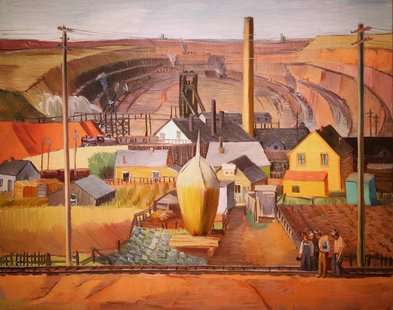 Iron Range mural Iron Range mural