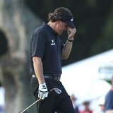 Phil Mickelson of the U.S. walks to the 18th green during the final round of the 2013 U.S. Open golf championship at the Merion Golf Club in Phil Mickelson of the U.S. walks to the 18th green during the final round of the 2013 U.S. Open golf championship at the Merion Golf Club in