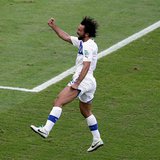 Italy's Andrea Pirlo celebrates after scoring against Mexico during their Confederations Cup Group A soccer match at the Estadio Maracana in Italy's Andrea Pirlo celebrates after scoring against Mexico during their Confederations Cup Group A soccer match at the Estadio Maracana in