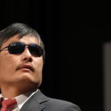 Chinese dissident Chen Guangcheng speaks to journalists following an appearance in New York in this May 3, 2013 file photo. REUTERS/Brendan Chinese dissident Chen Guangcheng speaks to journalists following an appearance in New York in this May 3, 2013 file photo. REUTERS/Brendan