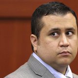 George Zimmerman glances back at the gallery during a recess in Seminole circuit court on the 6th day of his trial in Sanford, Florida, June