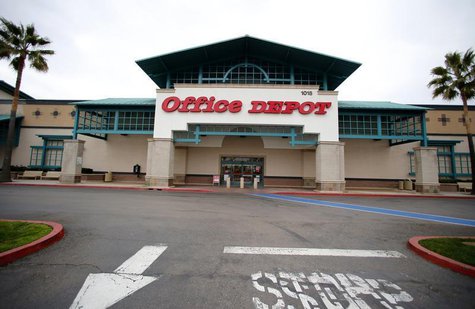 An Office Depot store is pictured in Encinitas, California, February 19, 2013. REUTERS/Mike Blake An Office Depot store is pictured in Encinitas, California, February 19, 2013. REUTERS/Mike Blake