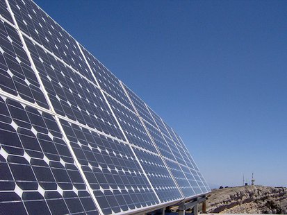 Solar Panels (courtesy of WikiCommons). Solar Panels (courtesy of WikiCommons).