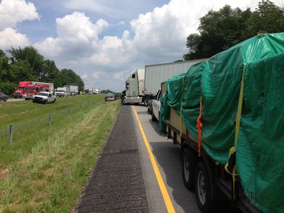 I-70 Accident 2 picture 3 supplied by the Vigo County Sheriffs Department I-70 Accident 2 picture 3 supplied by the Vigo County Sheriffs Department