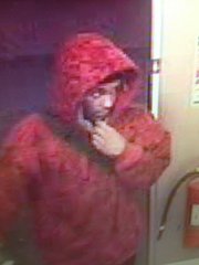 The suspect is described as a light-skinned black male in his late teens or early 20s with a thin build standing approximately five-feet, six-inches in height and weighing around 140-pounds.