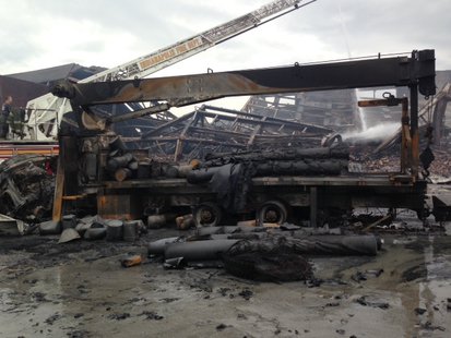 Indy warehouse fire pic 3 supplied by Indianapolis Fire Dept Indy warehouse fire pic 3 supplied by Indianapolis Fire Dept