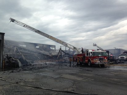 Indy warehouse fire pic 1 supplied by Indianapolis Fire Dept Indy warehouse fire pic 1 supplied by Indianapolis Fire Dept
