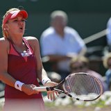 Agnieszka Radwanska of Poland reacts during her women's singles quarter-final match against Sara Errani of Italy at the French Open tennis t Agnieszka Radwanska of Poland reacts during her women's singles quarter-final match against Sara Errani of Italy at the French Open tennis t
