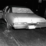 A vehicle with bullet holes and broken glass which was shown to jurors hearing the racketeering and murder trial of accused Boston mob boss A vehicle with bullet holes and broken glass which was shown to jurors hearing the racketeering and murder trial of accused Boston mob boss