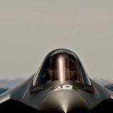 The fourth U.S. Air Force F-35A Lightning II aircraft arrives at the 422nd Test and Evaluation Squadron at Nellis Air Force Base, Nevada in The fourth U.S. Air Force F-35A Lightning II aircraft arrives at the 422nd Test and Evaluation Squadron at Nellis Air Force Base, Nevada in