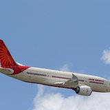 An Air India Airlines Boeing 787 dreamliner takes part in a flying display during the 50th Paris Air Show at the Le Bourget airport near Par An Air India Airlines Boeing 787 dreamliner takes part in a flying display during the 50th Paris Air Show at the Le Bourget airport near Par