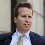 Todd Newman, Diamondback Capital Management portfolio manager, exits the United States Court in Manhattan following his sentencing hearing i