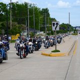 Motorcycle riders take part in the 2013 Jerry Parins Cruise for Cancer event (courtesy of Packers.com). Motorcycle riders take part in the 2013 Jerry Parins Cruise for Cancer event (courtesy of Packers.com).